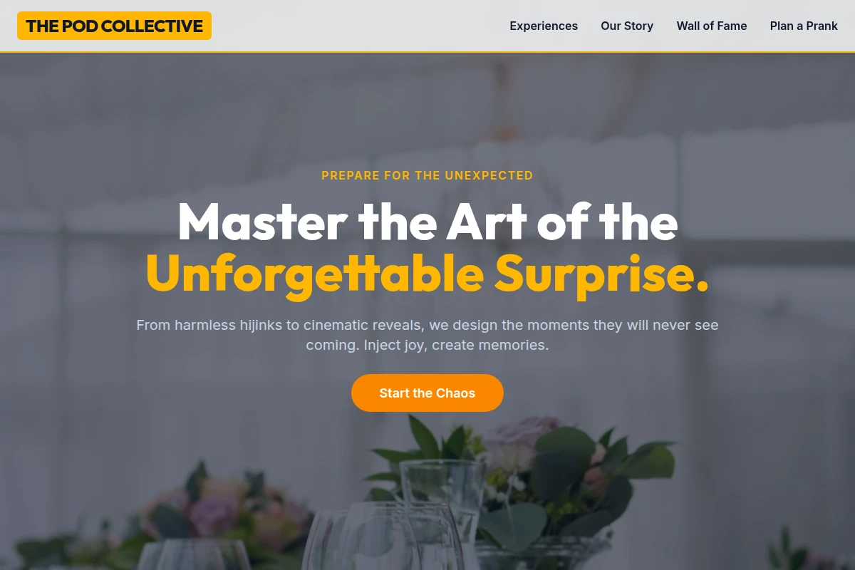 Prank Event Planning