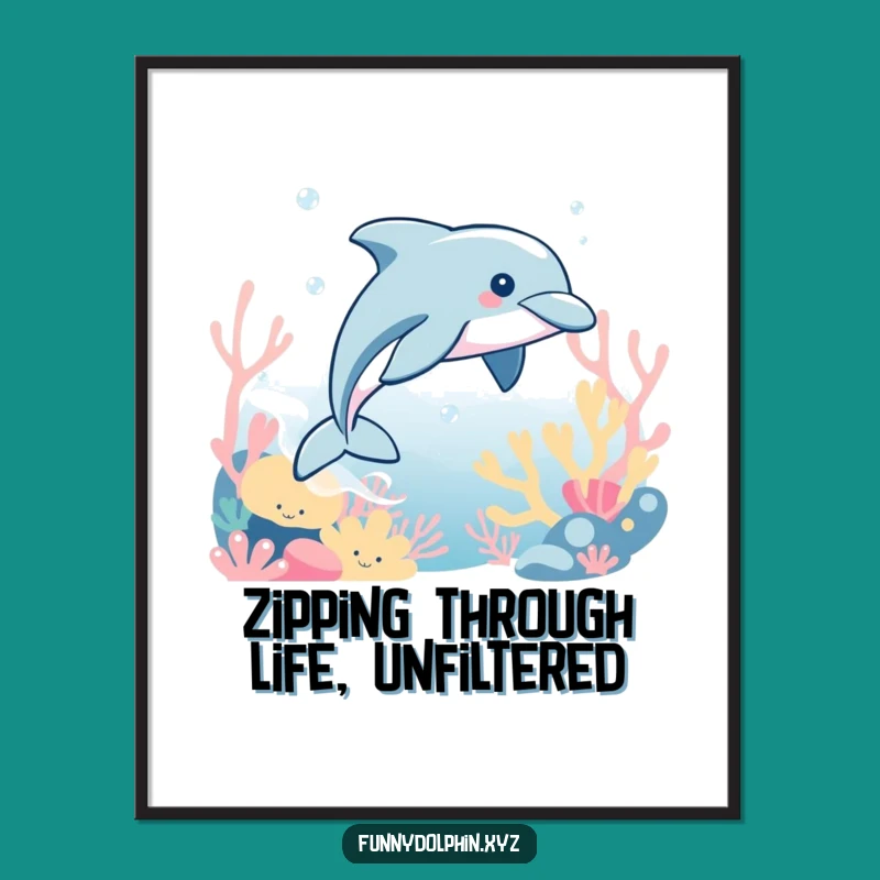 Free Printable Dolphin Speed Wall Art: Funny Dynamic Downloadable Decor