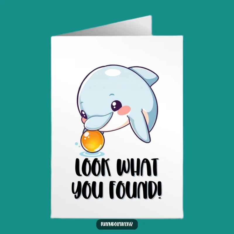 Free Printable Congratulations Card: Surprising Dolphin Discovery, Downloadable for Your Success!